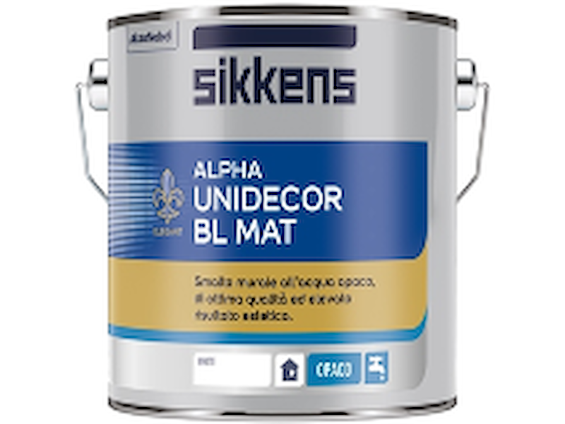 SI ALPHA UNIDECOR MAT BIANCO SIKKENS SMALTO MURALE