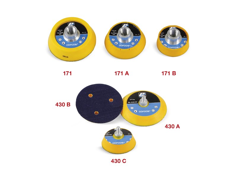 Platorello Per Smerigliatrice 2 Platorelli Abrasivi 125mm Per