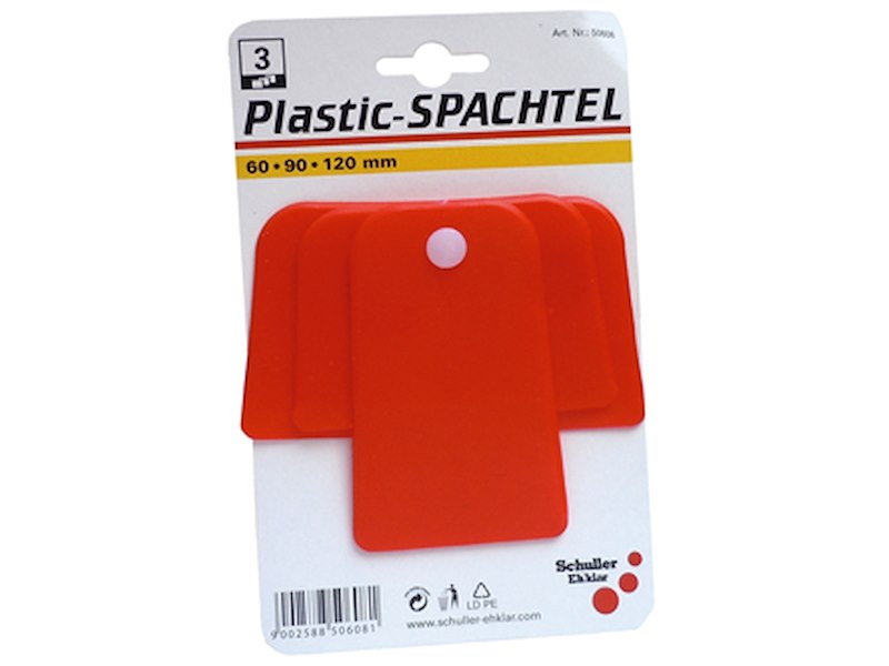 SET SPATOLE PLASTICA ROSSE/GIALLE