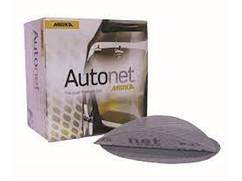DISCHI ABRASIVI P320 A RETE MIRKA AUTONET PZ 50