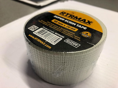 NASTRO AUTOADESIVO IN FIBRA DI VETRO 8*8 MAGLIA 48MMX20 MT