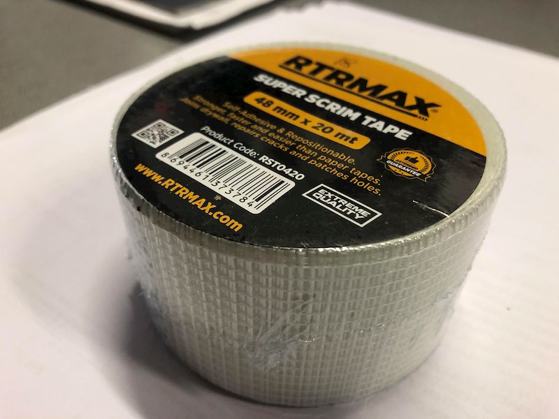 NASTRO AUTOADESIVO IN FIBRA DI VETRO 8*8 MAGLIA 48MMX20 MT