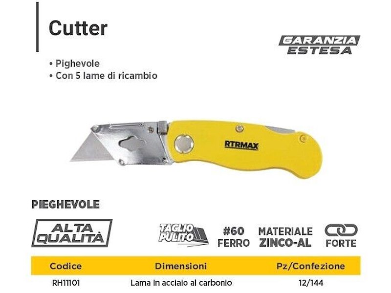 Cutter Tascabile RTRMAX - RHOFA