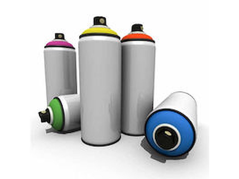 BOMBOLA COLOR BIANCO OPACO 400 ML ACRILICO