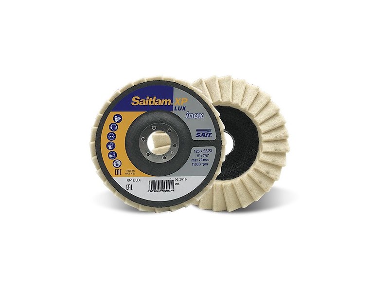 PLATORELLO SAIT PER LUCIDARE INOX SAITLAM-XP 115X22,23