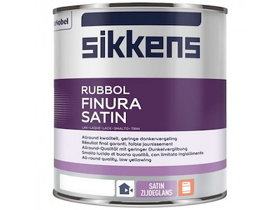 RUBBOL FINURA SATIN BIANCO SIKKENS