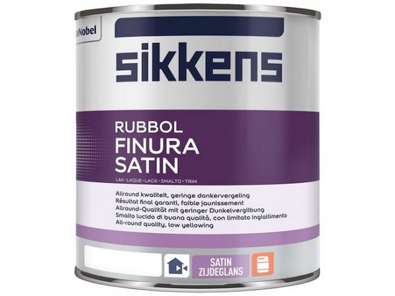 RUBBOL FINURA SATIN BIANCO SIKKENS