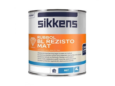 RUBBOL BL REZISTO MAT BIANCO SIKKENS 