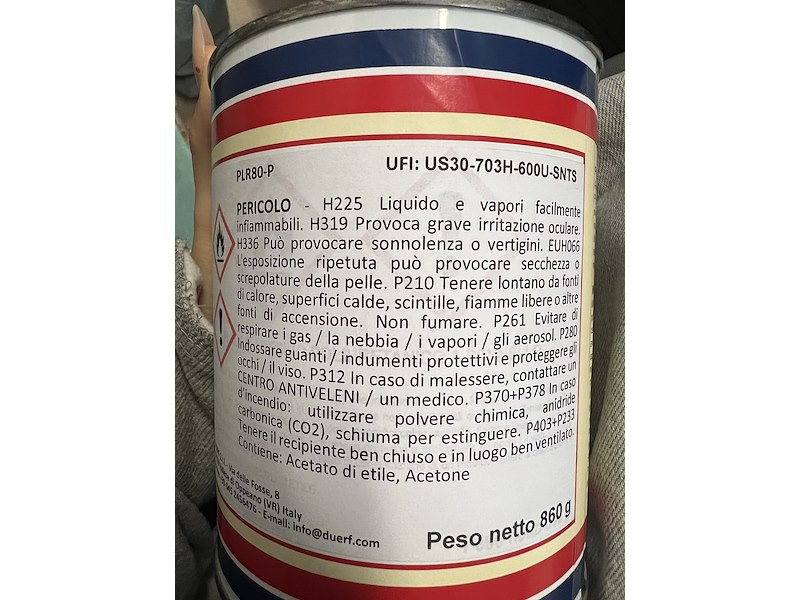 ADESIVO POLIURETANICO A PENNELLO PVC NEOPRENENE 1 KG A+B 