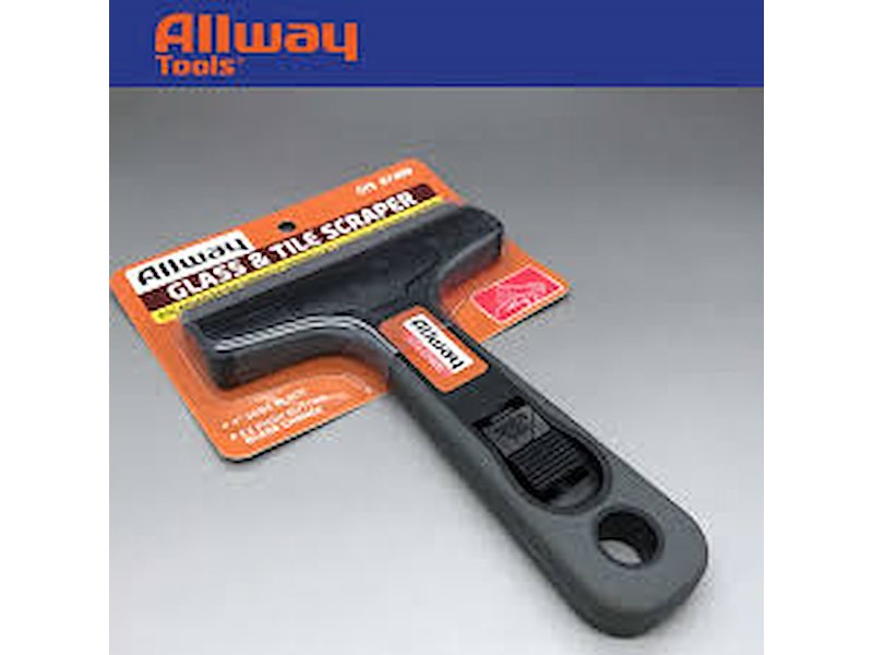GLASS E TILE SCRAPER ALLWAY GTS0740