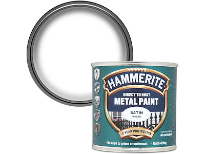 HAMMERITE DIRETTAMENTE SULLA RUGGINE SATINATO BIANCO