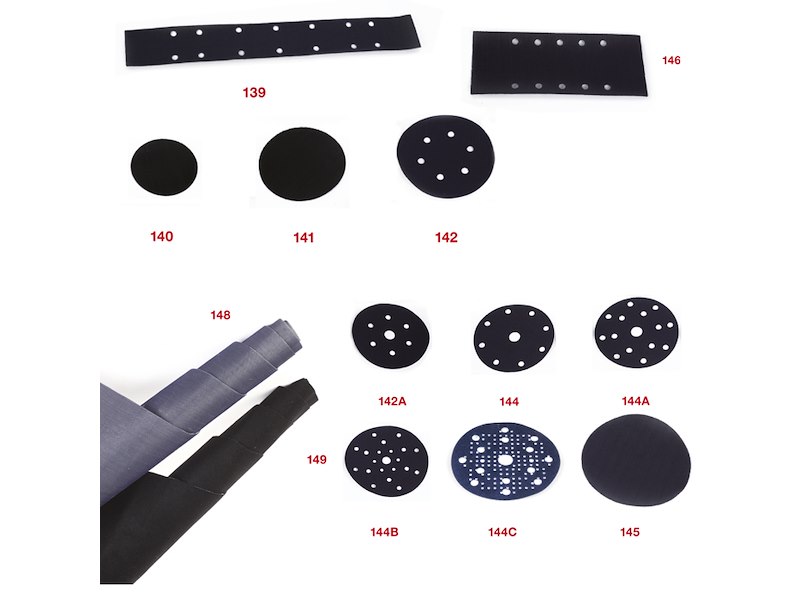 ADATTATORE ADESIVO A STRAPPO MULTIFORO DIAM 150 COD 144C