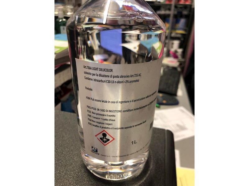 LIGHT DILUCOLOR DILUENTE PER PASTA ABRASIVA ALL'ACQUA 1 LT