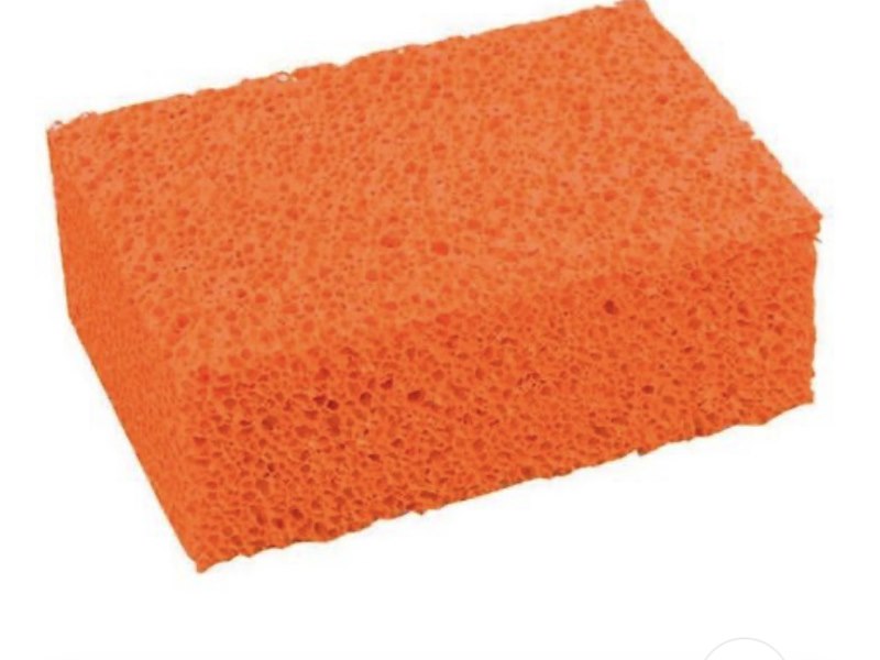 SPUGNA LATTICE NATURALE ARANCIO 160X110 H60