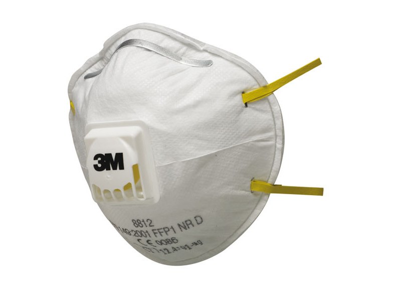 Maschera 3m 8812 con valvola cf 10 pz