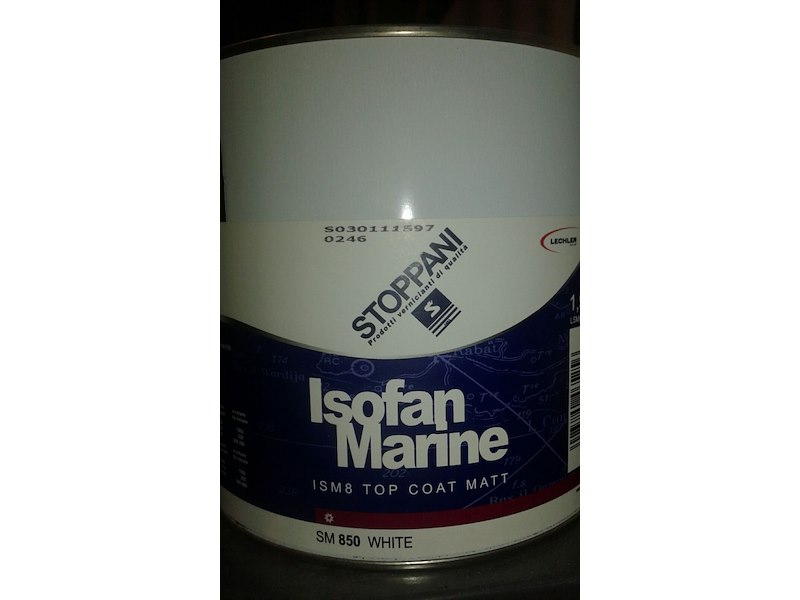 ISOFAN MARINE TOP COAT WHITE MATT L 1,9