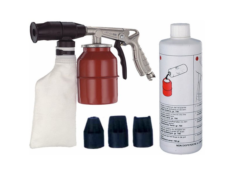 SABBIA ABRASIVA IN BARATTOLO 700 GR