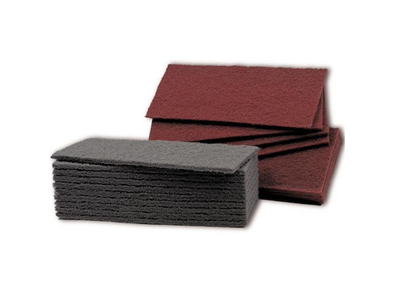 Tamponi Abrasivi Tipo Scotch Brite Grana Extra Fine (Grigio) 