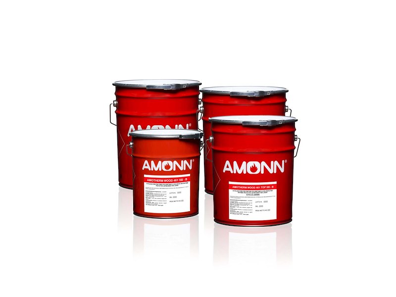 VERNICE IGNIFUGA BIANCA PER LEGNO AMOTHERM WOOD GRIGIO RAL 7021 20 KG